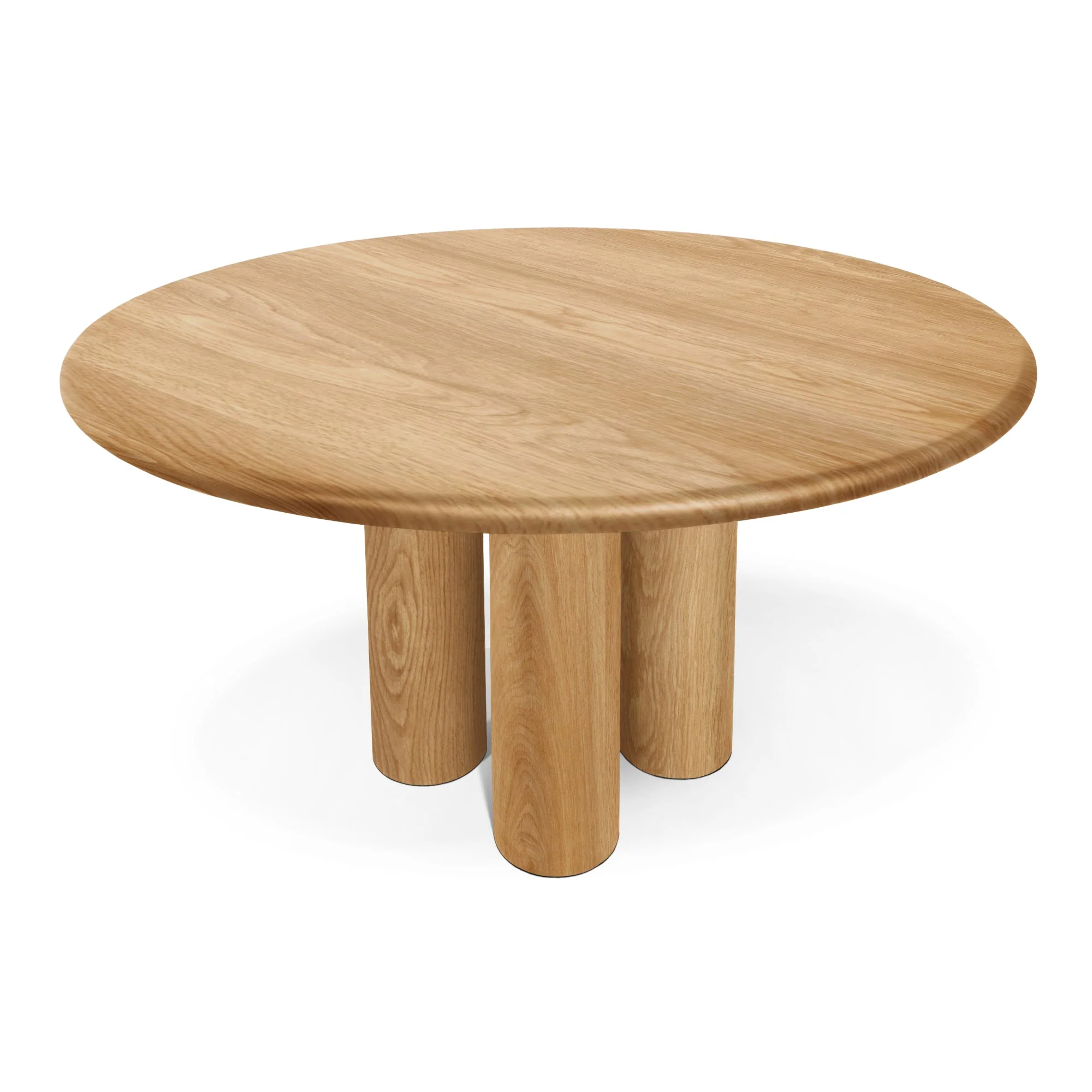 Round Oak Dining Table - Dive into the seamless blend of warmth and modernity with our round oak dining room table - elevated by round