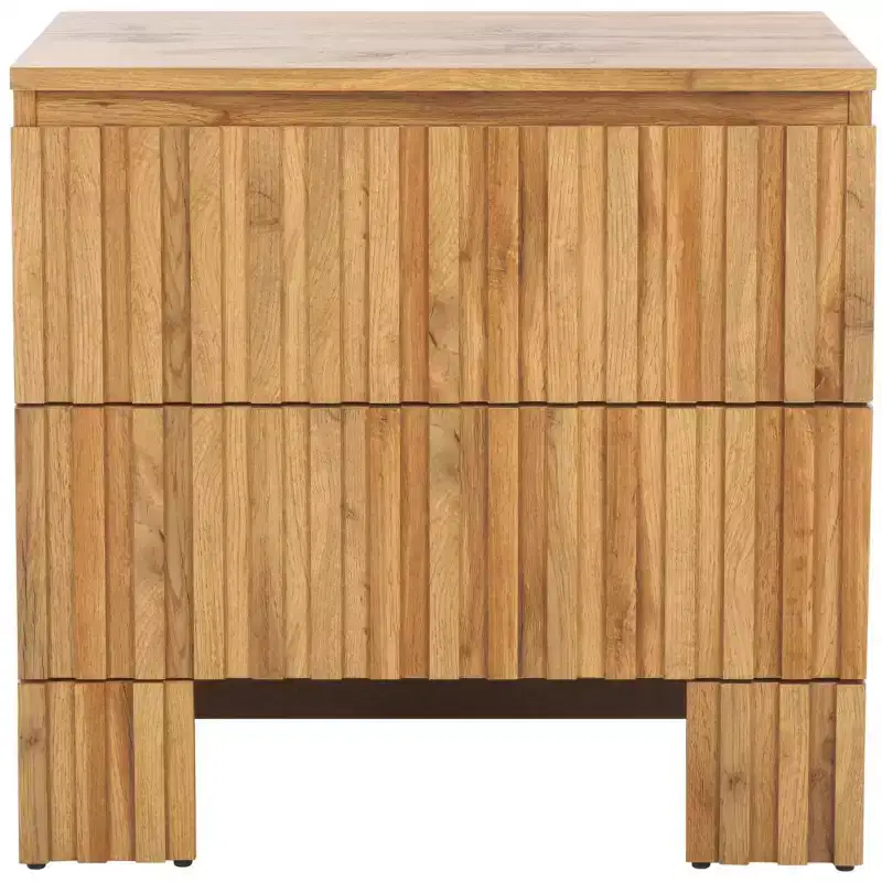 Conall 2 Drawer Nightstand - NST3103 - Oak - Safavieh