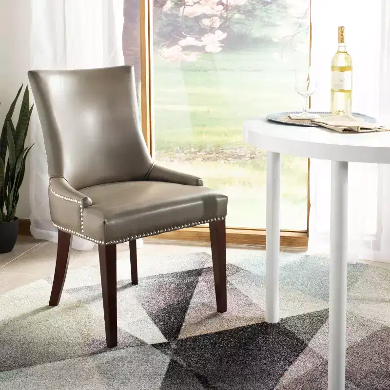 Becca 19 H Dining Chair With Nail Head Trim - MCR4502 - Safavieh Couture