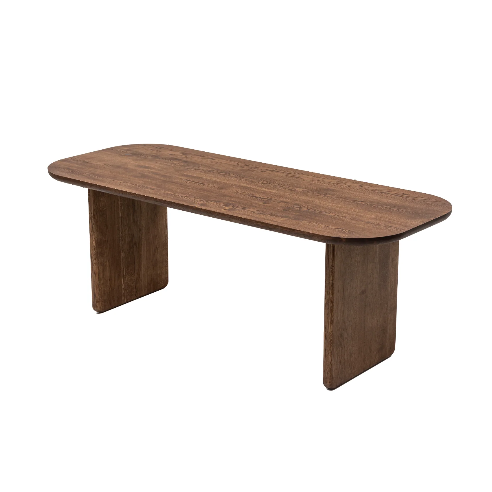 Chocolate Dark Oak Dining Table - Introducing the solid oak table in chocolate colour - a piece that seamlessly blends the serene charm of rural life